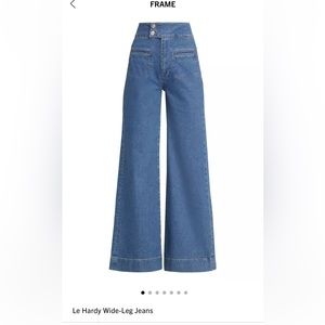 Frame Le Hardy Wide Leg Jeans